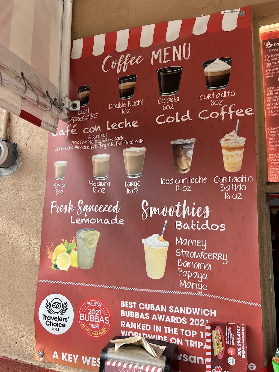Sandy's Café Photo Menu 9