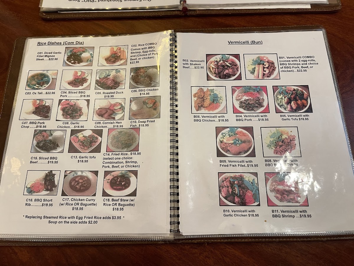 Pho Daily Photo Menu 8