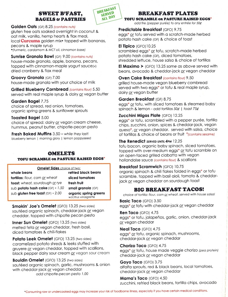 Bouldin Creek Cafe Photo Menu 4