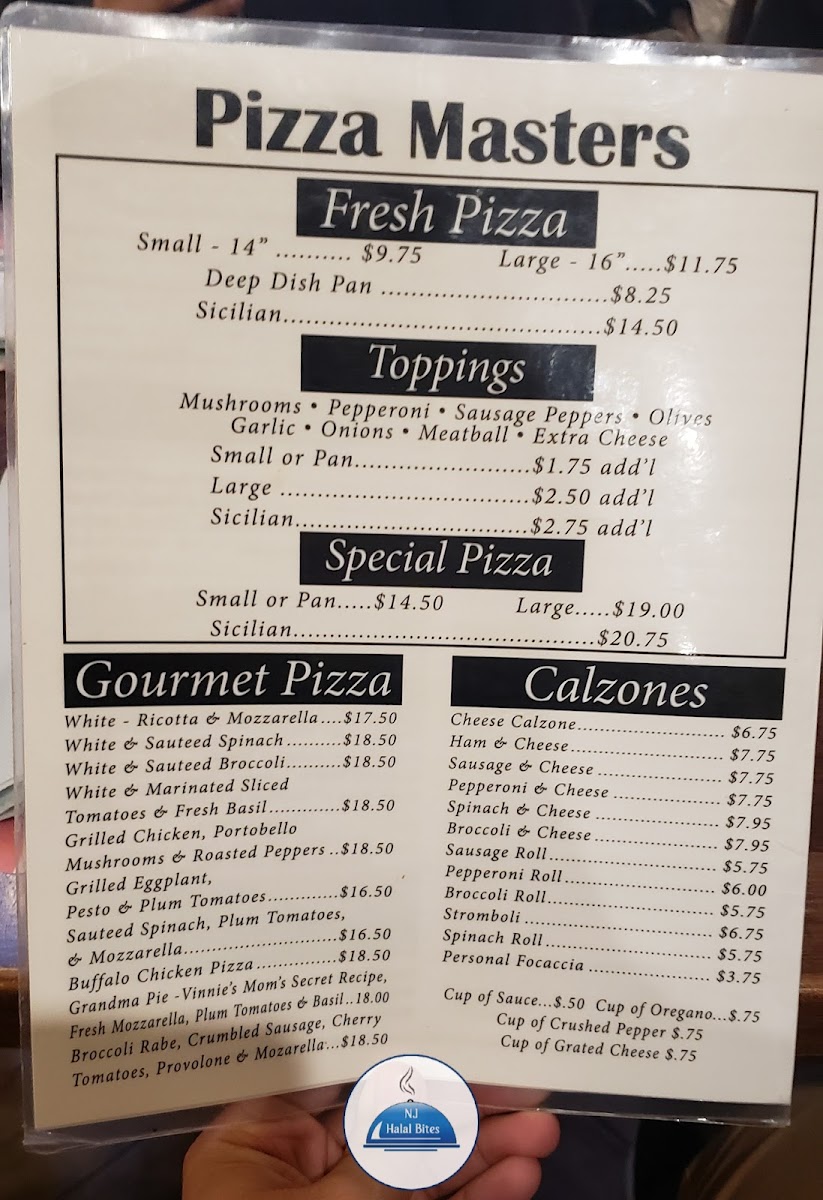 Pizza Masters Photo Menu 10