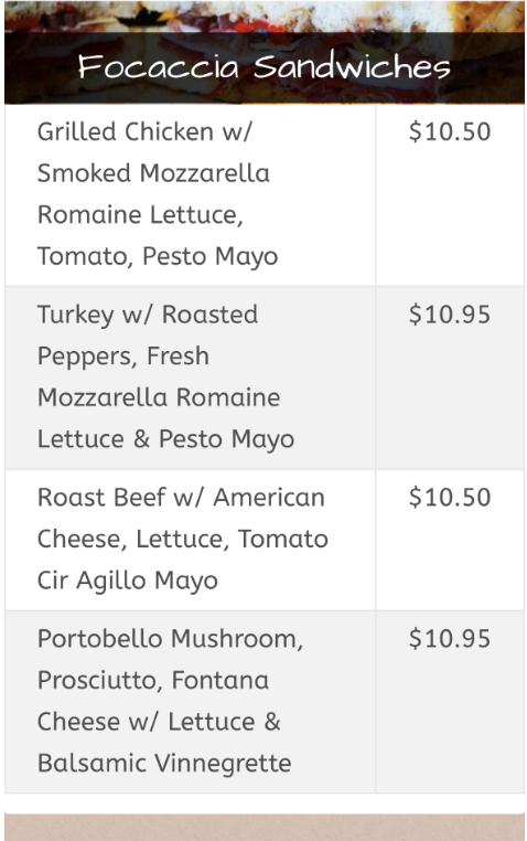 Pizza Masters Photo Menu 3
