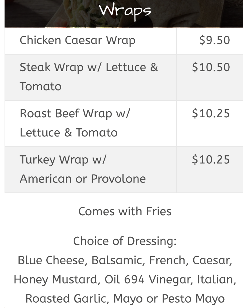 Pizza Masters Photo Menu 5