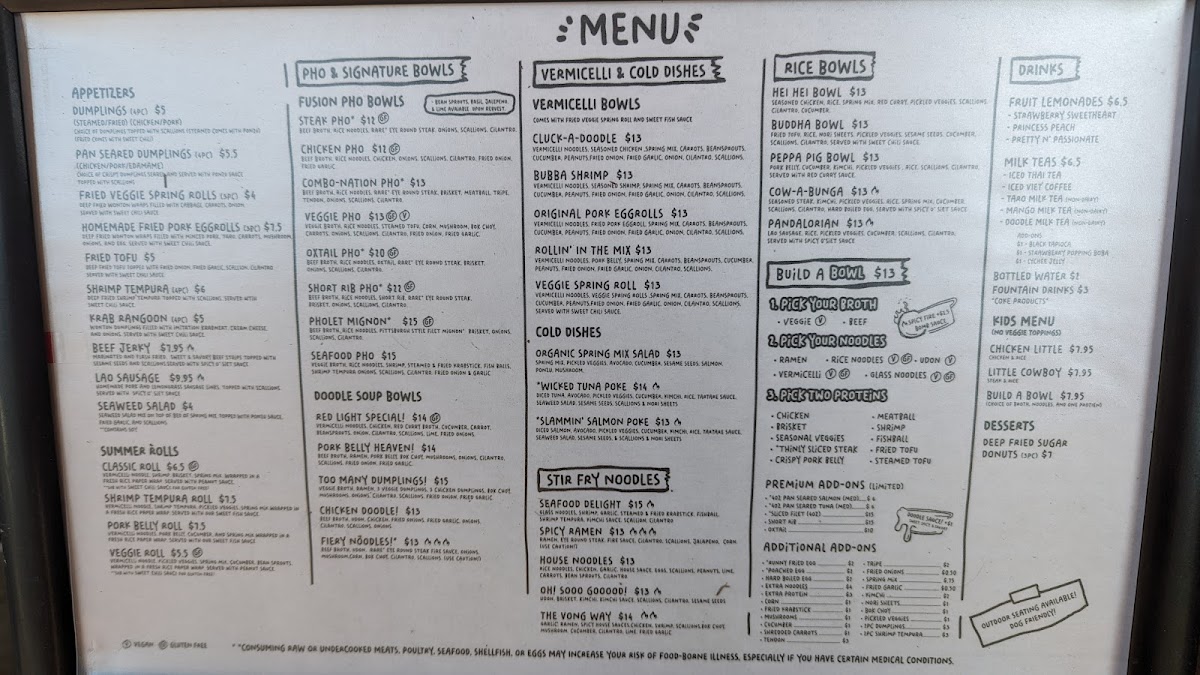 Doodle Noodle Bar Photo Menu 10