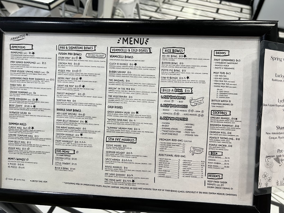 Doodle Noodle Bar Photo Menu 7