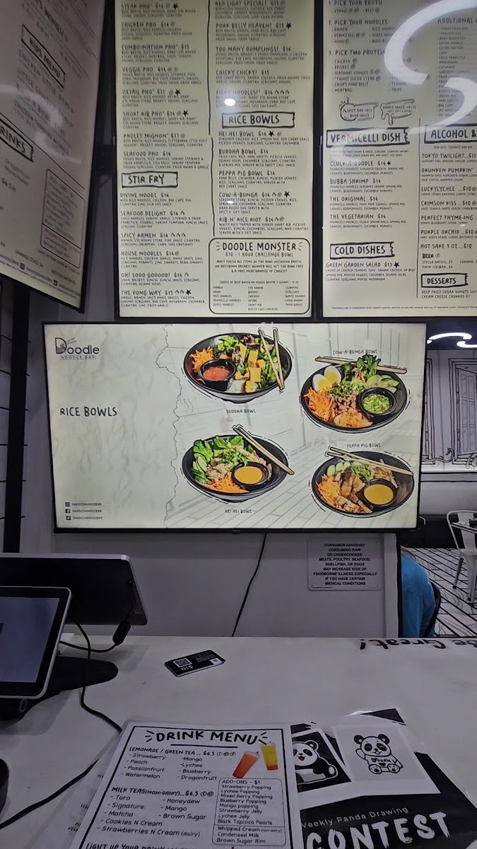 Doodle Noodle Bar Photo Menu 8