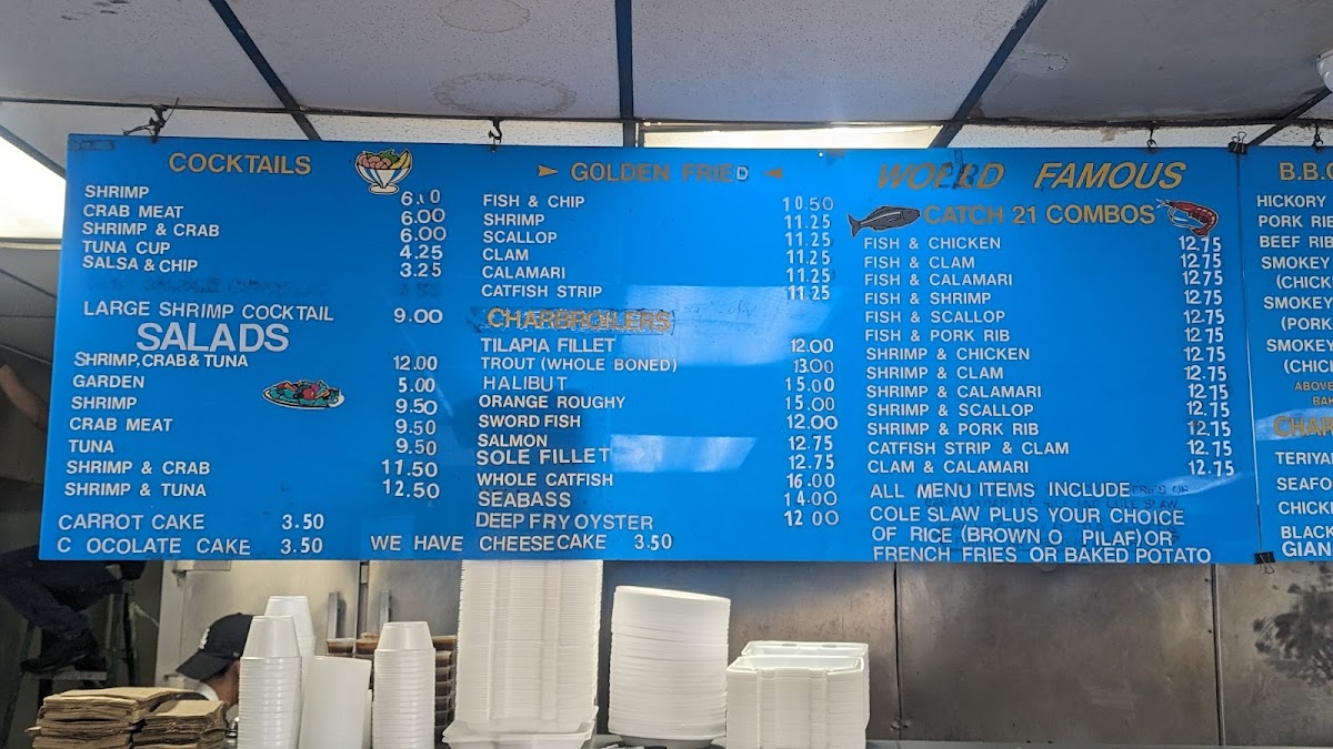 Catch 21 Photo Menu 1