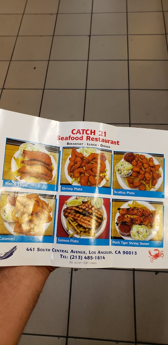 Catch 21 Photo Menu 8