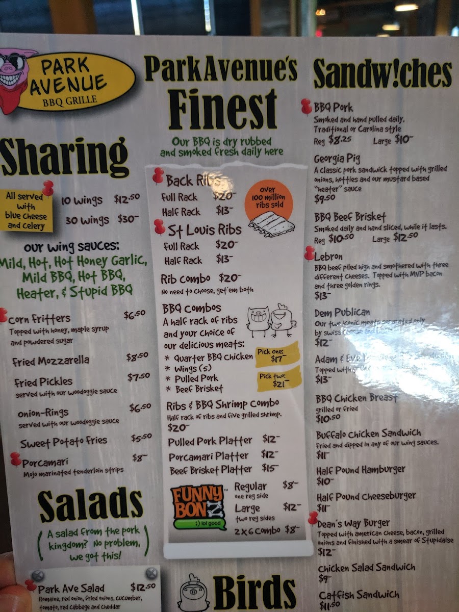 Park Avenue BBQ Grille Photo Menu 10