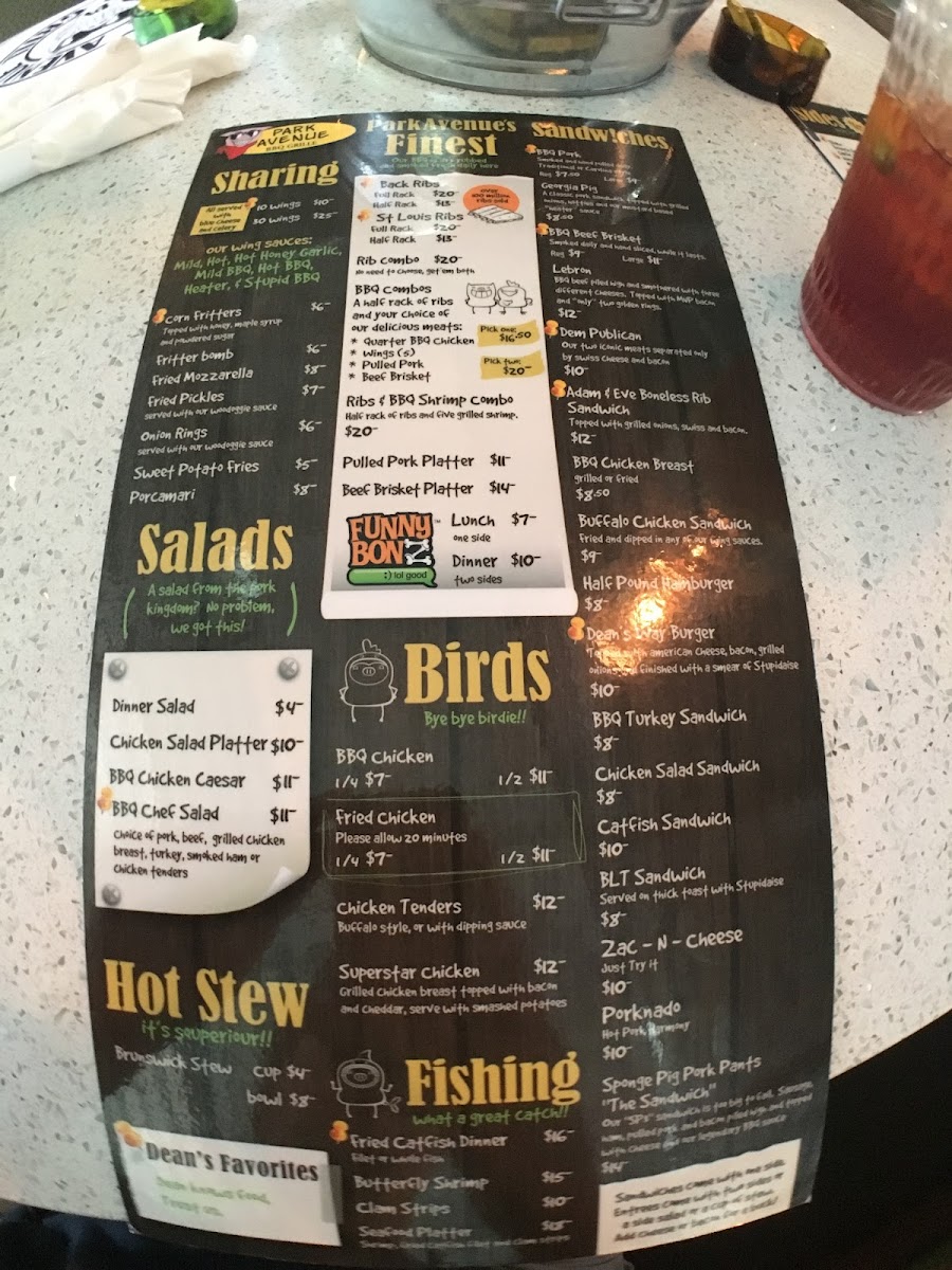 Park Avenue BBQ Grille Photo Menu 6