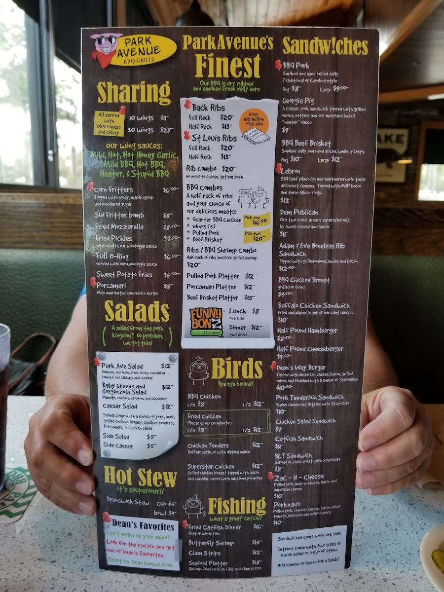 Park Avenue BBQ Grille Photo Menu 7