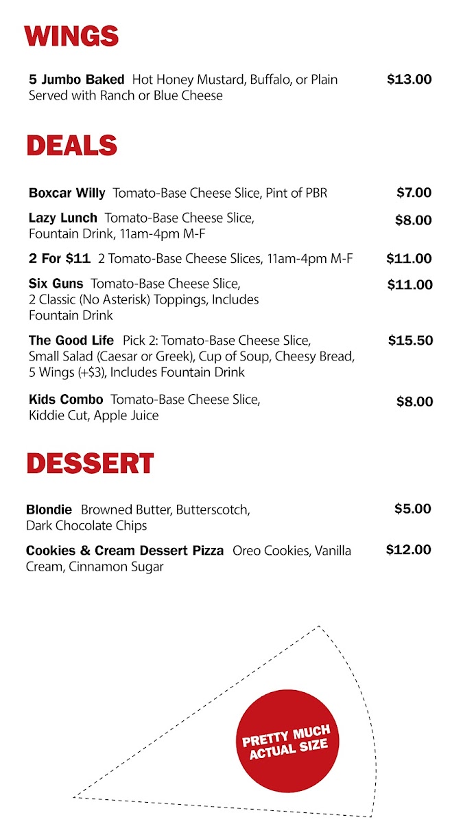 Lazy Moon Pizza Photo Menu 3