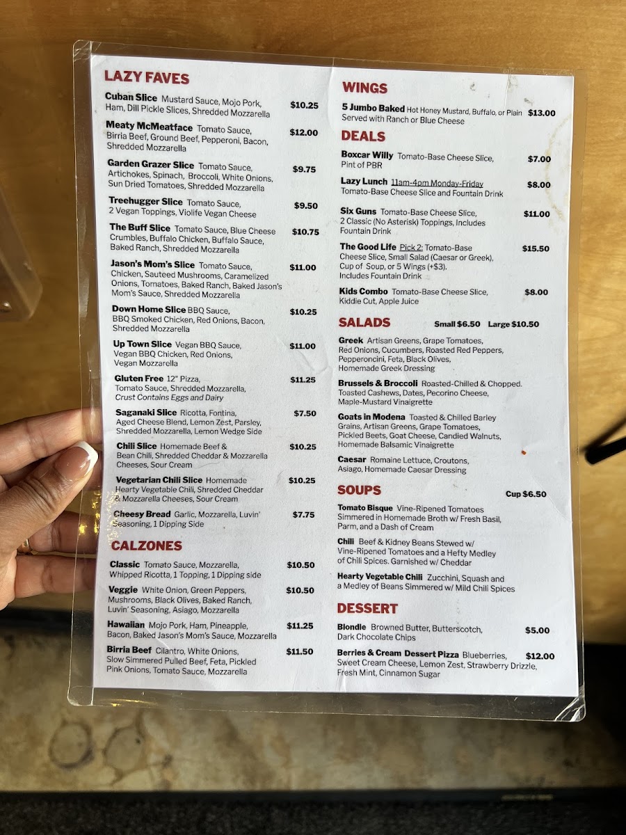 Lazy Moon Pizza Photo Menu 6