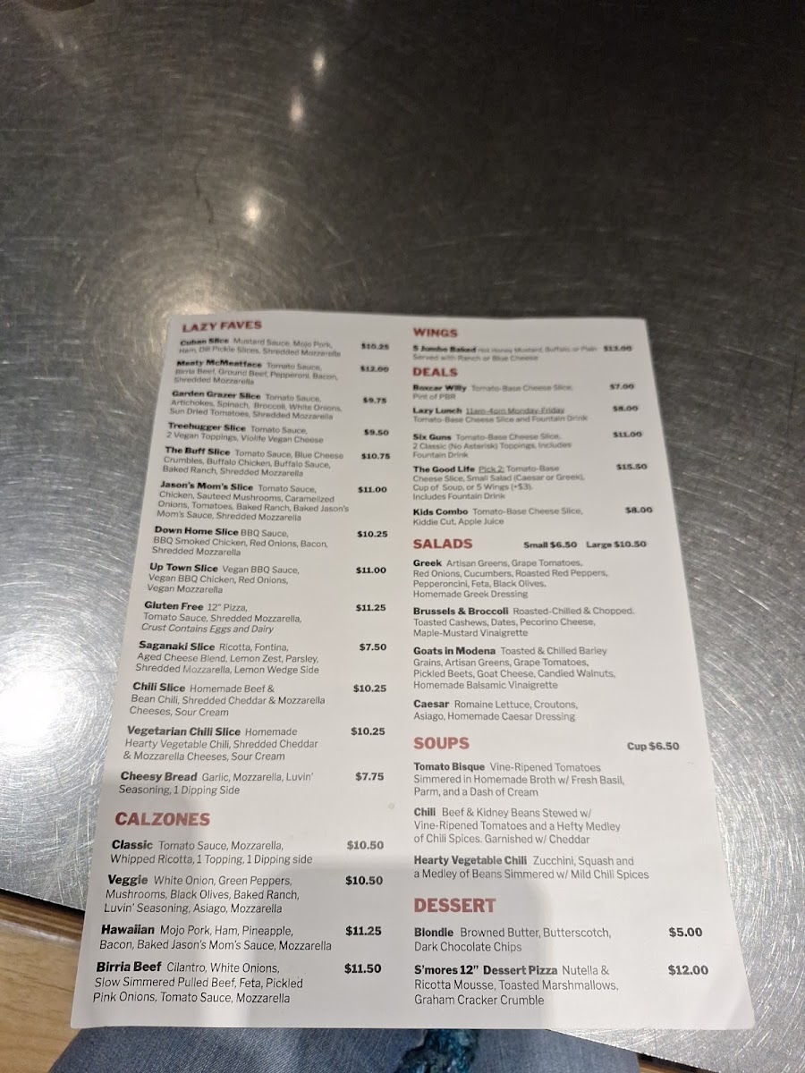 Lazy Moon Pizza Photo Menu 8