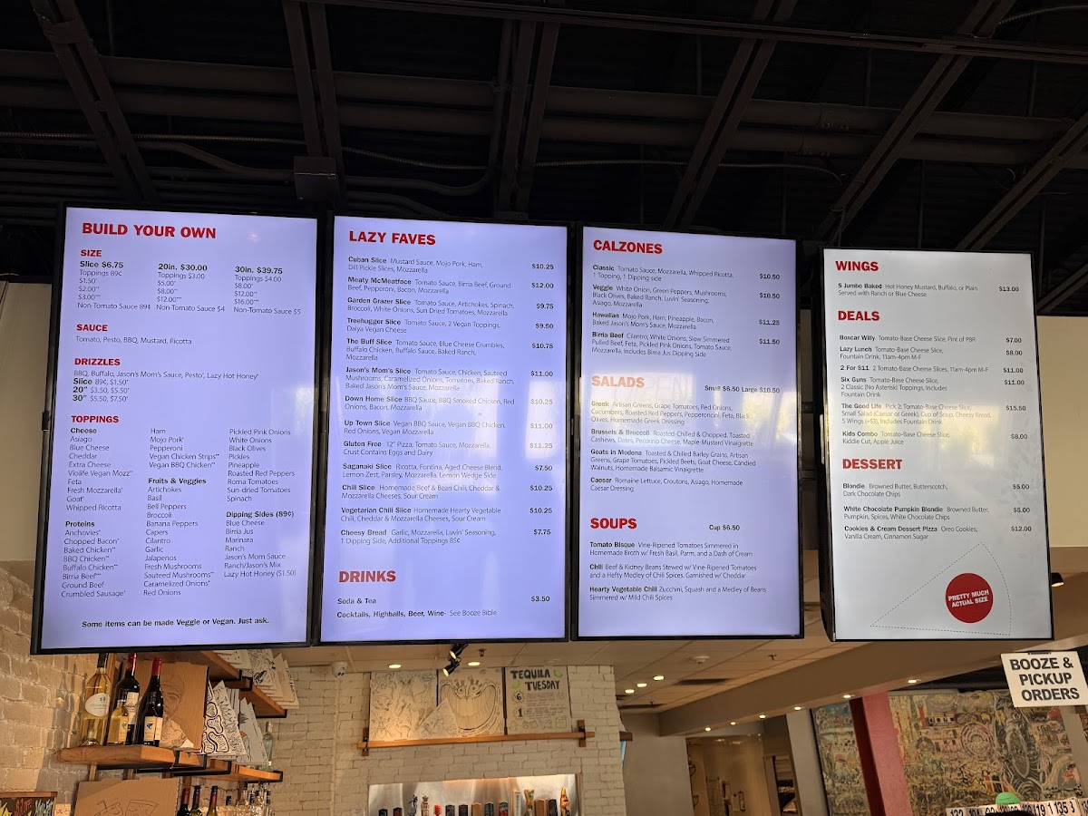 Lazy Moon Pizza Photo Menu 9