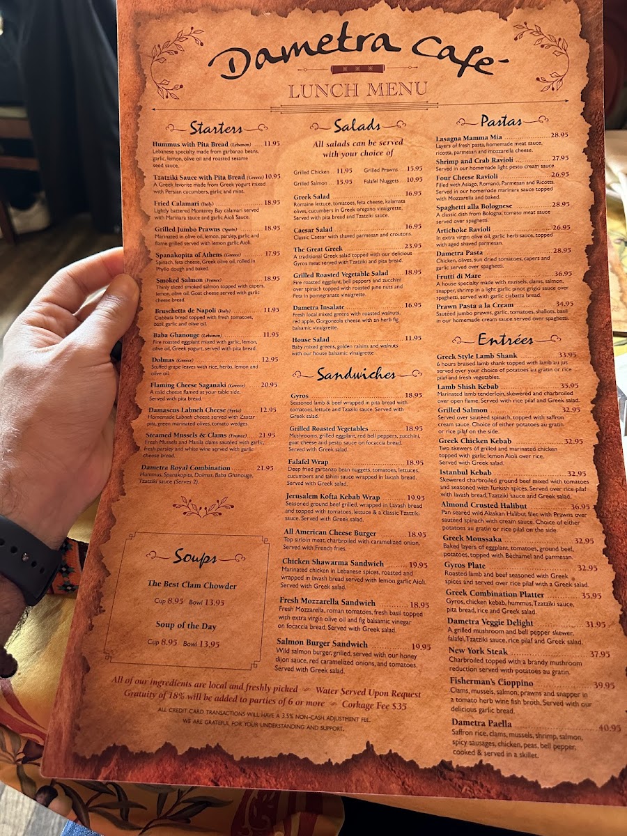 Dametra Cafe Photo Menu 10