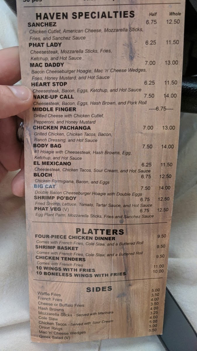 Hoagie Haven Photo Menu 8