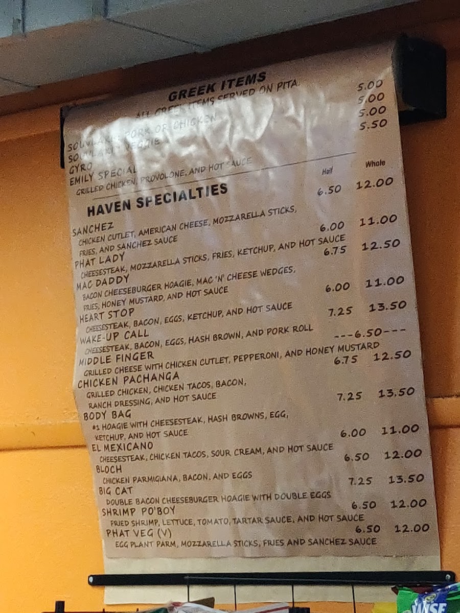 Hoagie Haven Photo Menu 9