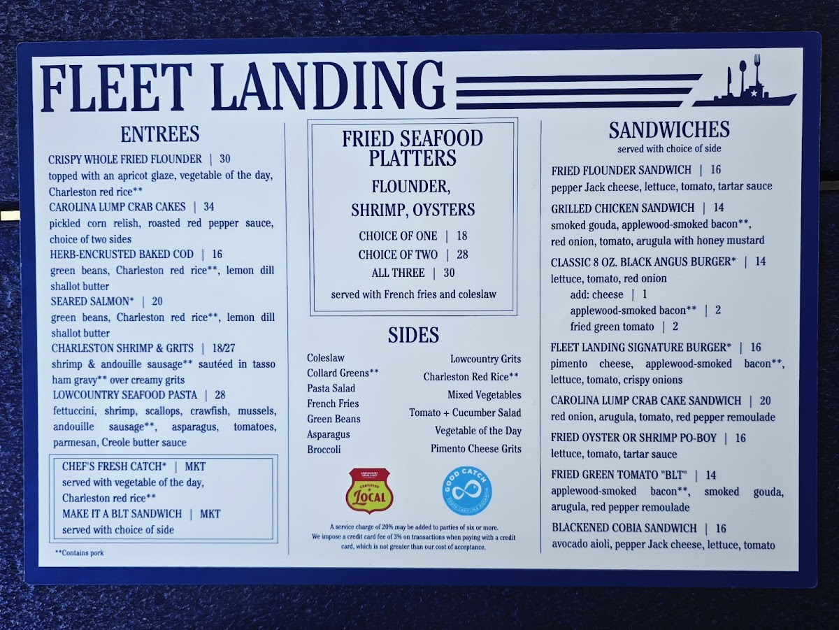 Fleet Landing Restaurant & Bar Photo Menu 4