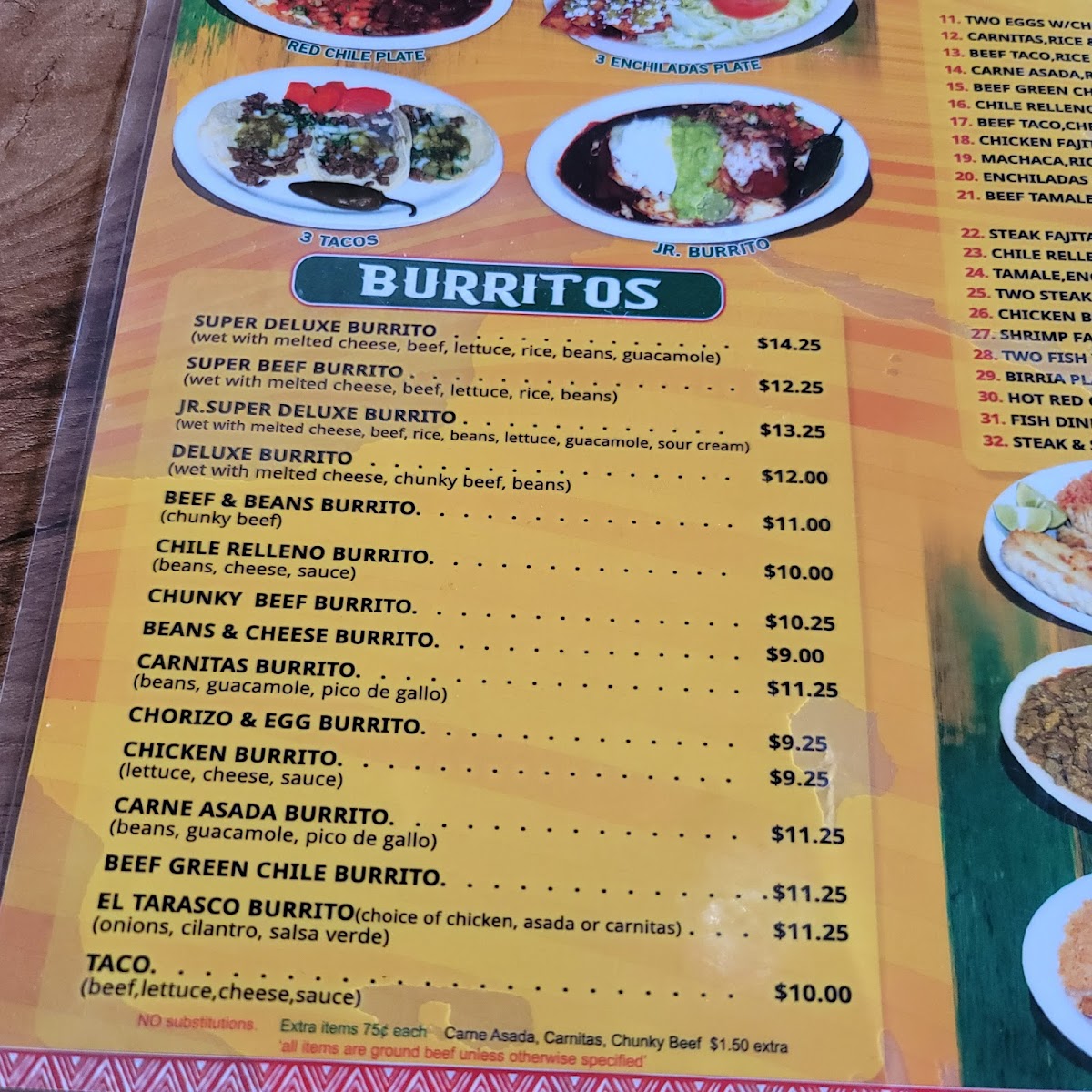 El Tarasco Mexican Food Photo Menu 4