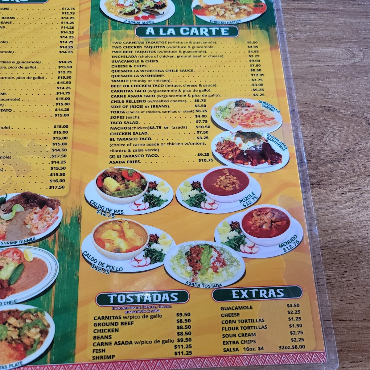 El Tarasco Mexican Food Photo Menu 5