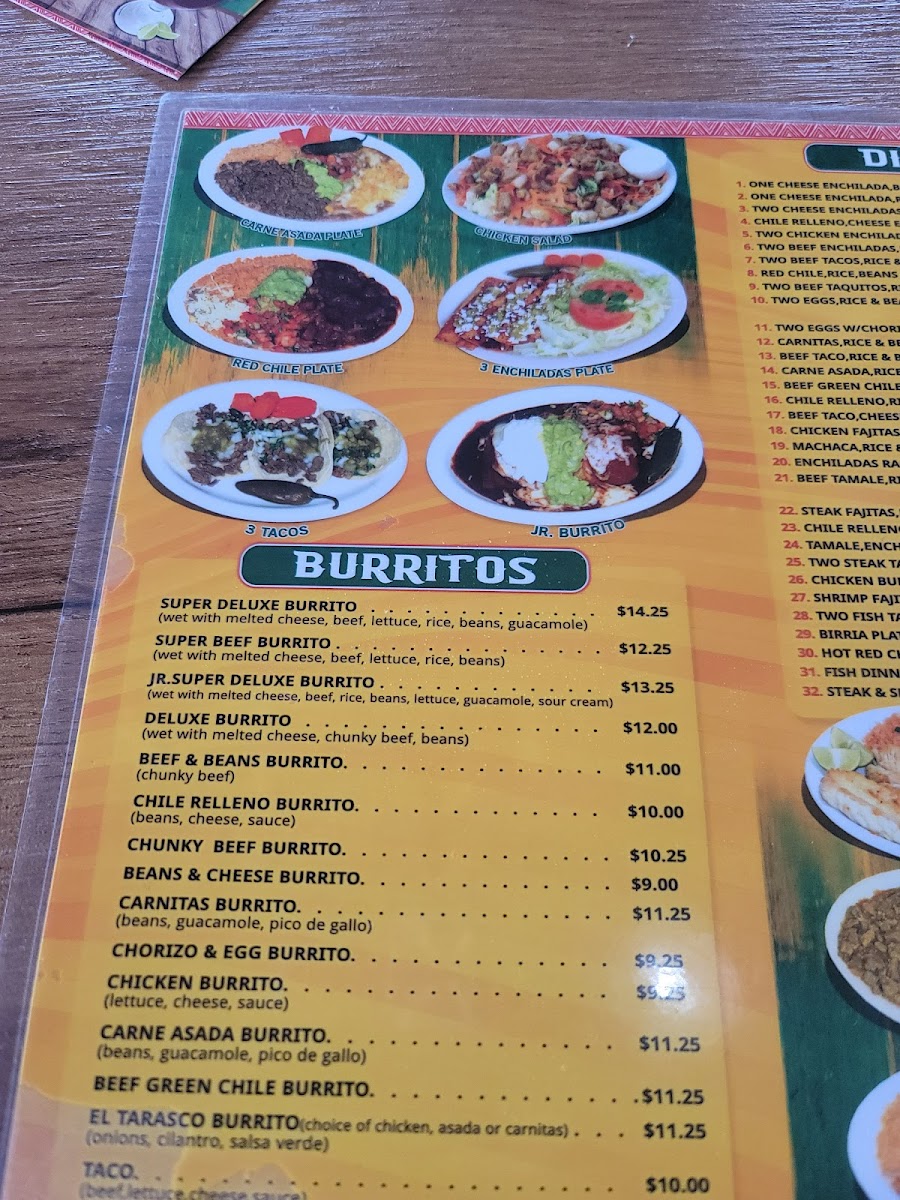 El Tarasco Mexican Food Photo Menu 7