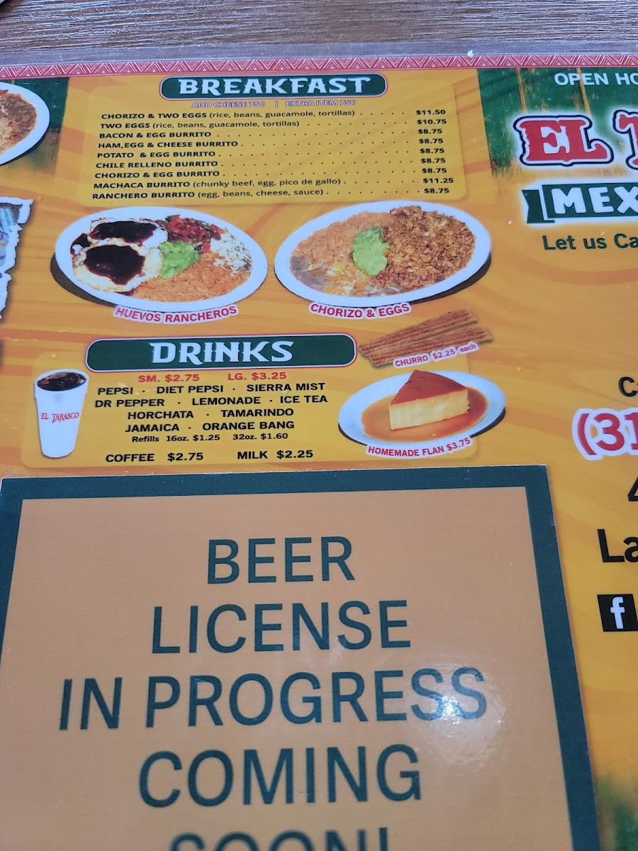 El Tarasco Mexican Food Photo Menu 9