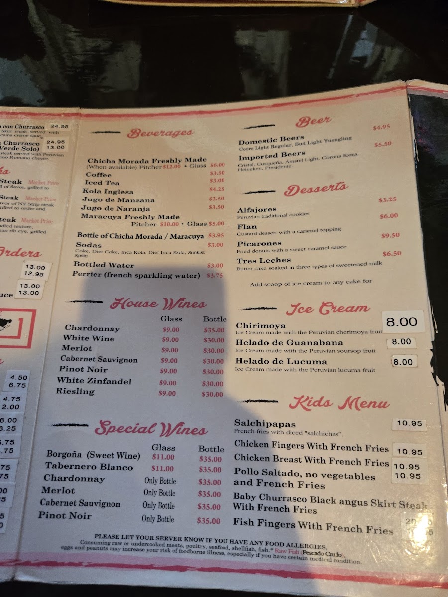 Ceviche House Photo Menu 3
