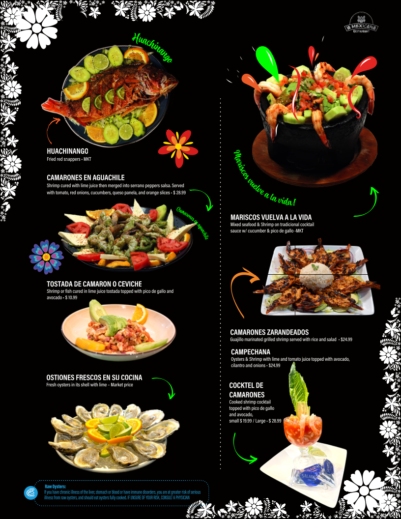 La Mexicana Restaurant Photo Menu 3