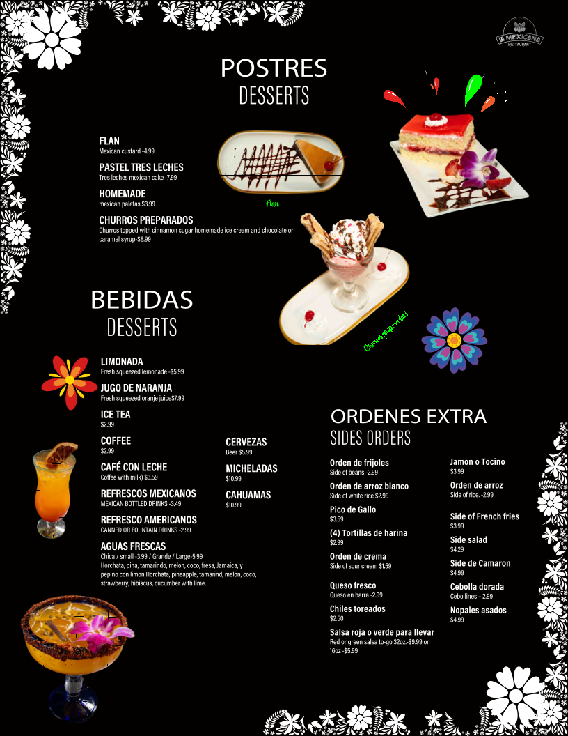 La Mexicana Restaurant Photo Menu 9