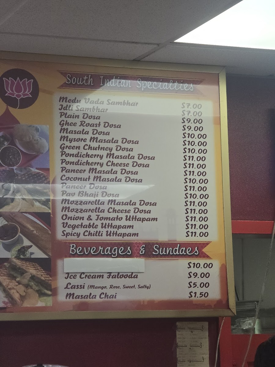 Usha Foods Photo Menu 1