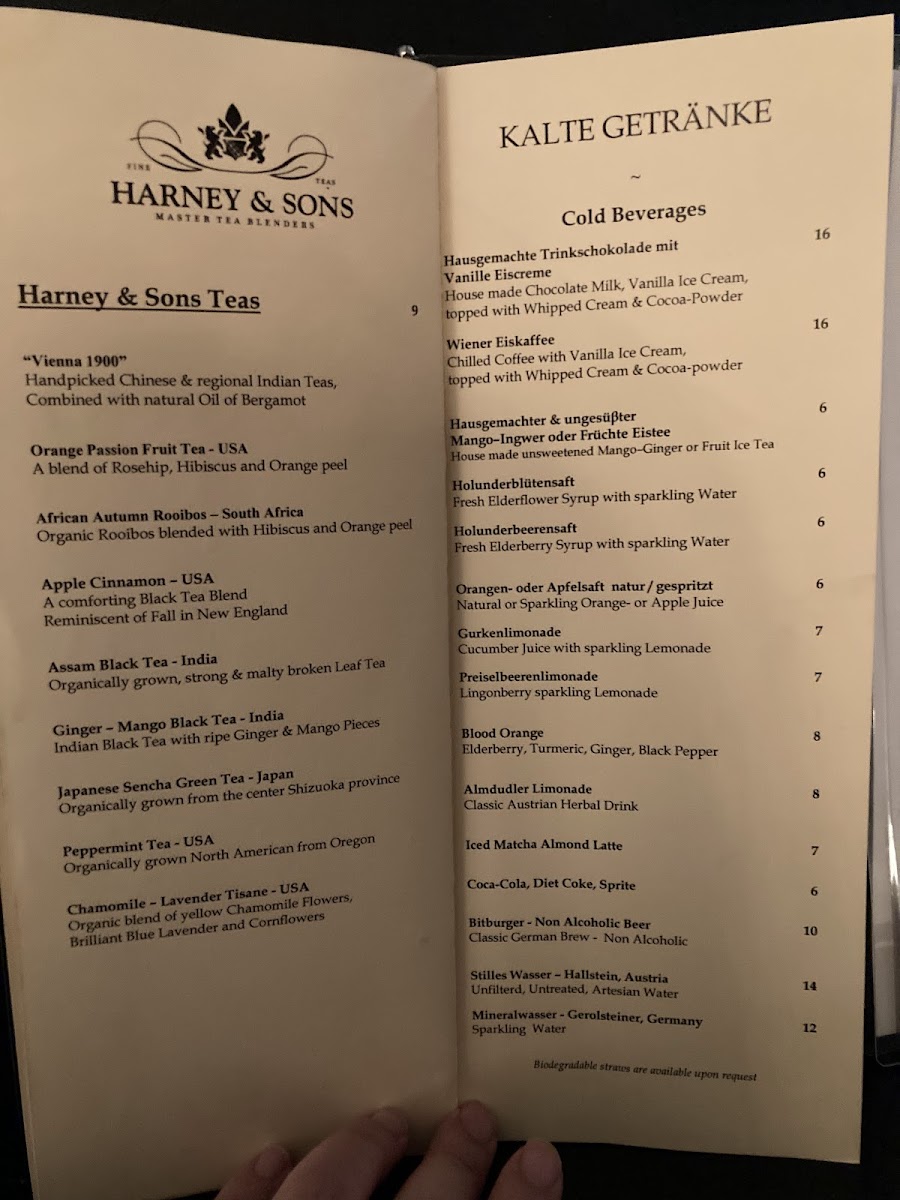 Café Sabarsky Photo Menu 7