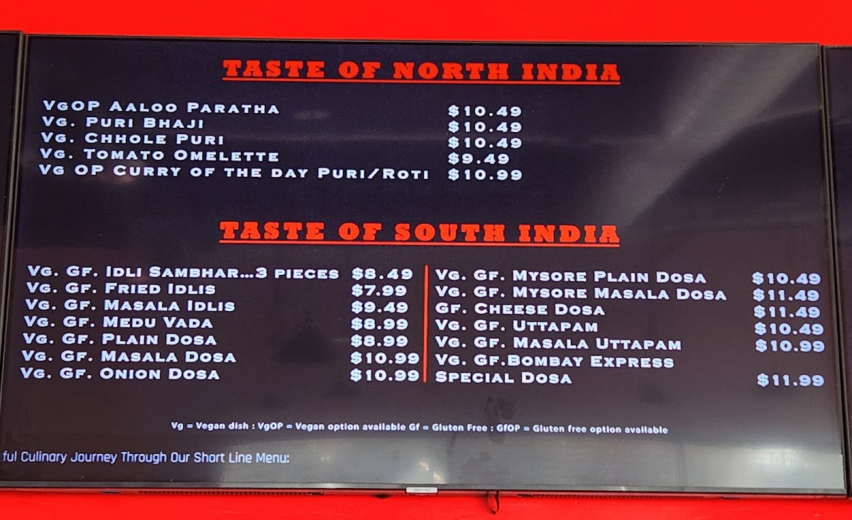 Bombay Express Photo Menu 3