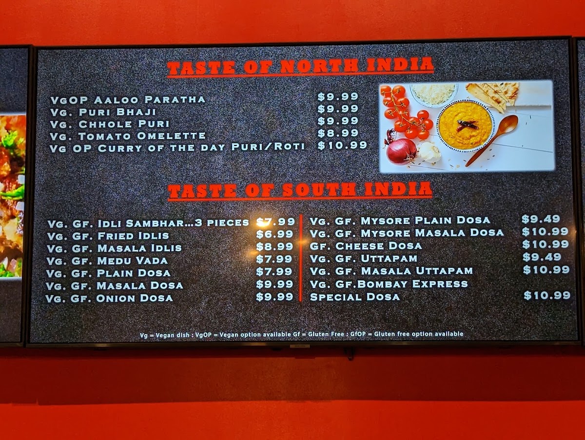 Bombay Express Photo Menu 6