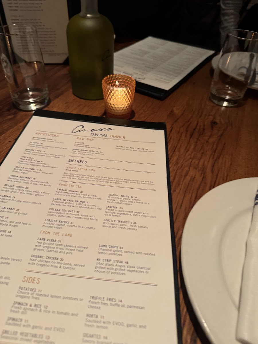 Anassa Taverna Photo Menu 9