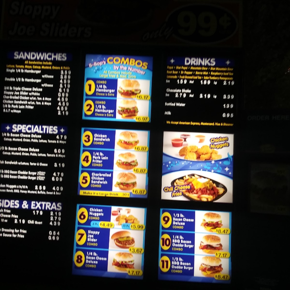 B-Bop's Photo Menu 3