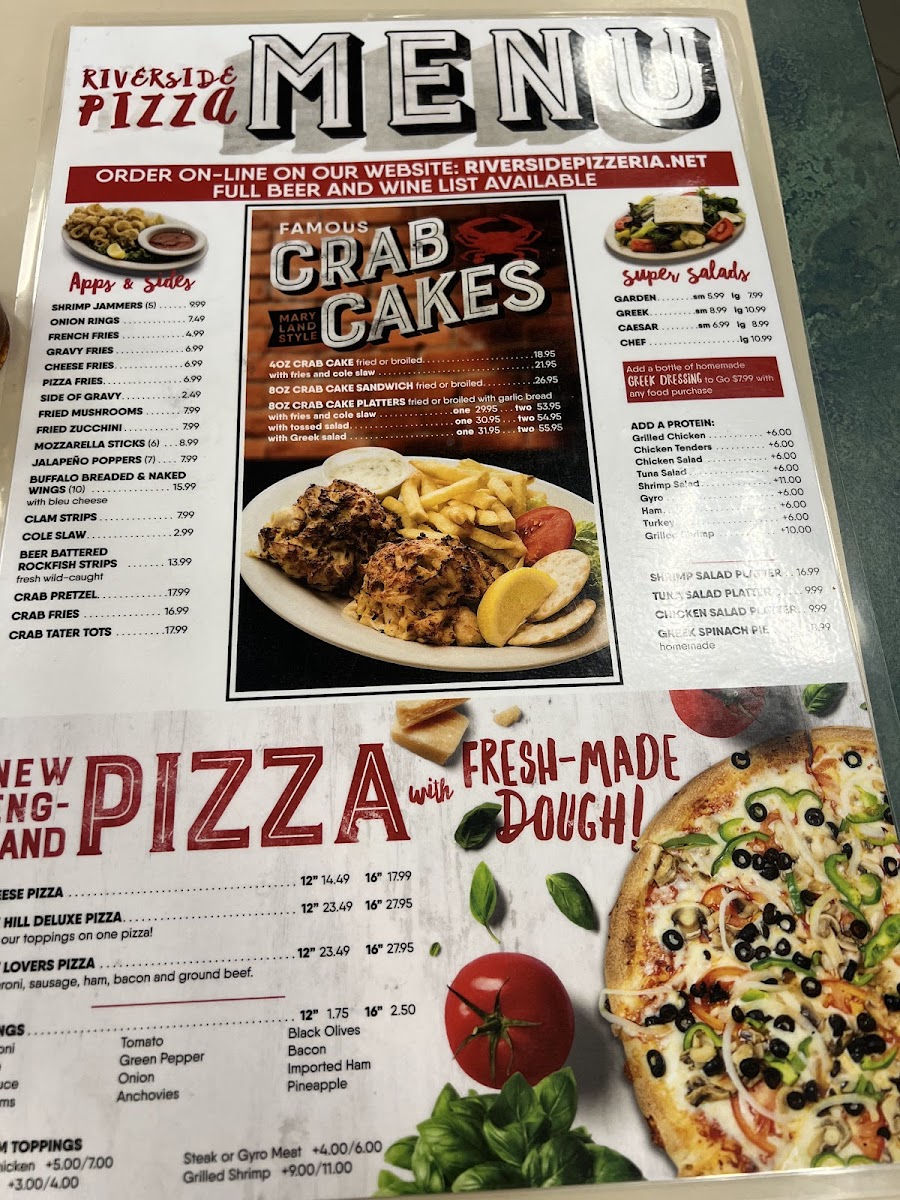 Riverside Pizzeria Photo Menu 3