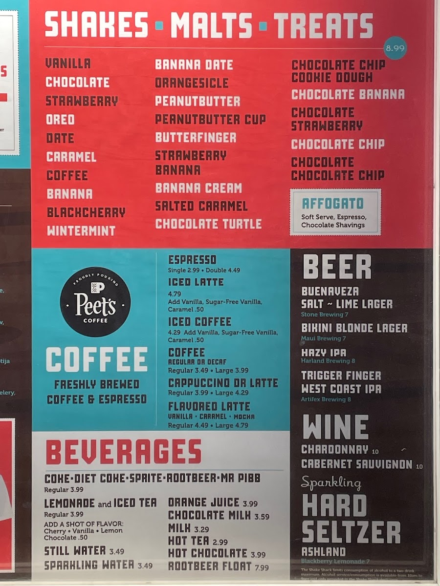 Crystal Cove Shake Shack Photo Menu 5