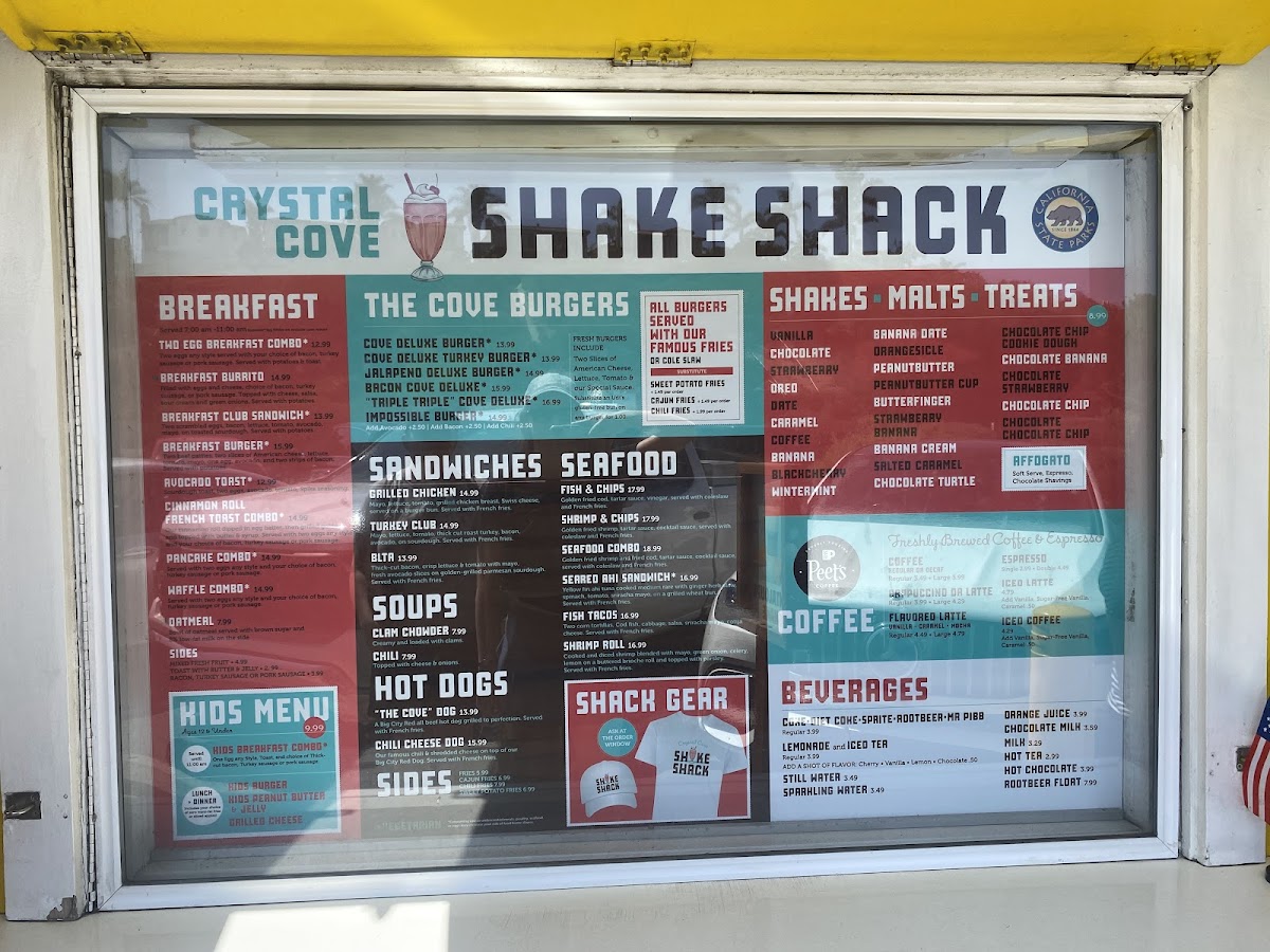 Crystal Cove Shake Shack Photo Menu 6