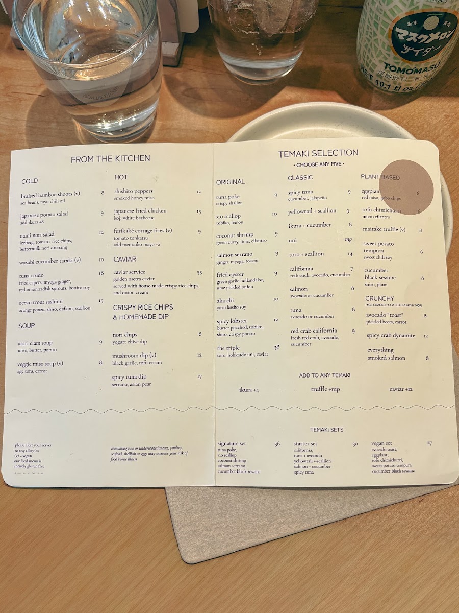 Nami Nori West Village Photo Menu 3