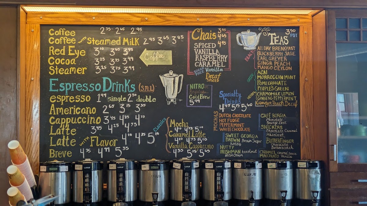 Smokey Row Coffee Photo Menu 2