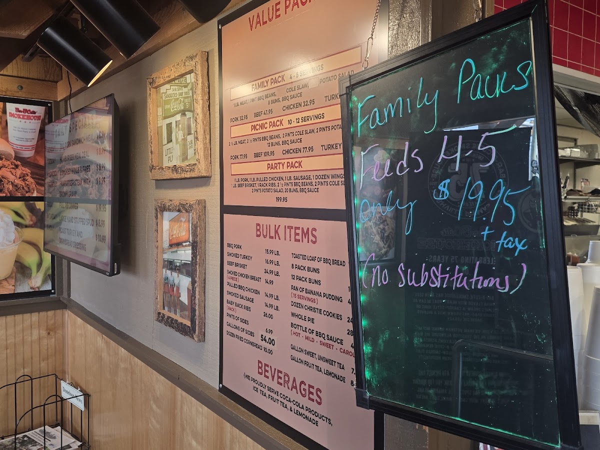 Bar-B-Cutie SmokeHouse Photo Menu 1