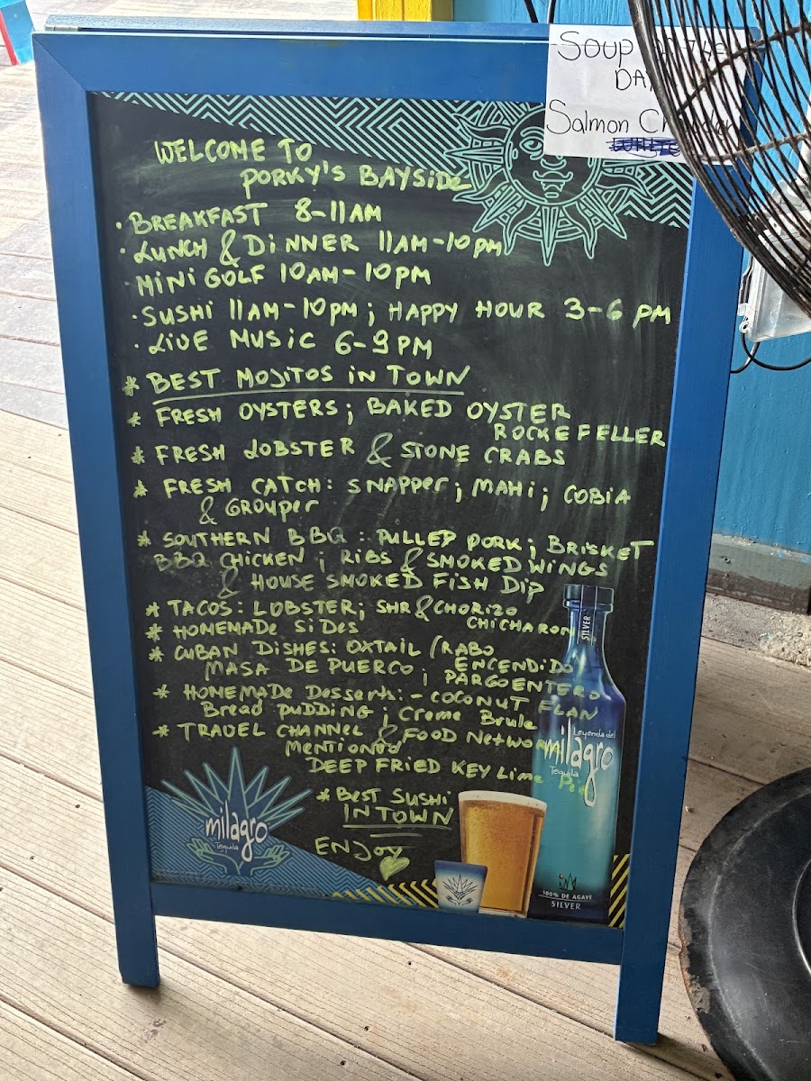 Porky's Bayside Restaurant and Marina Photo Menu 9