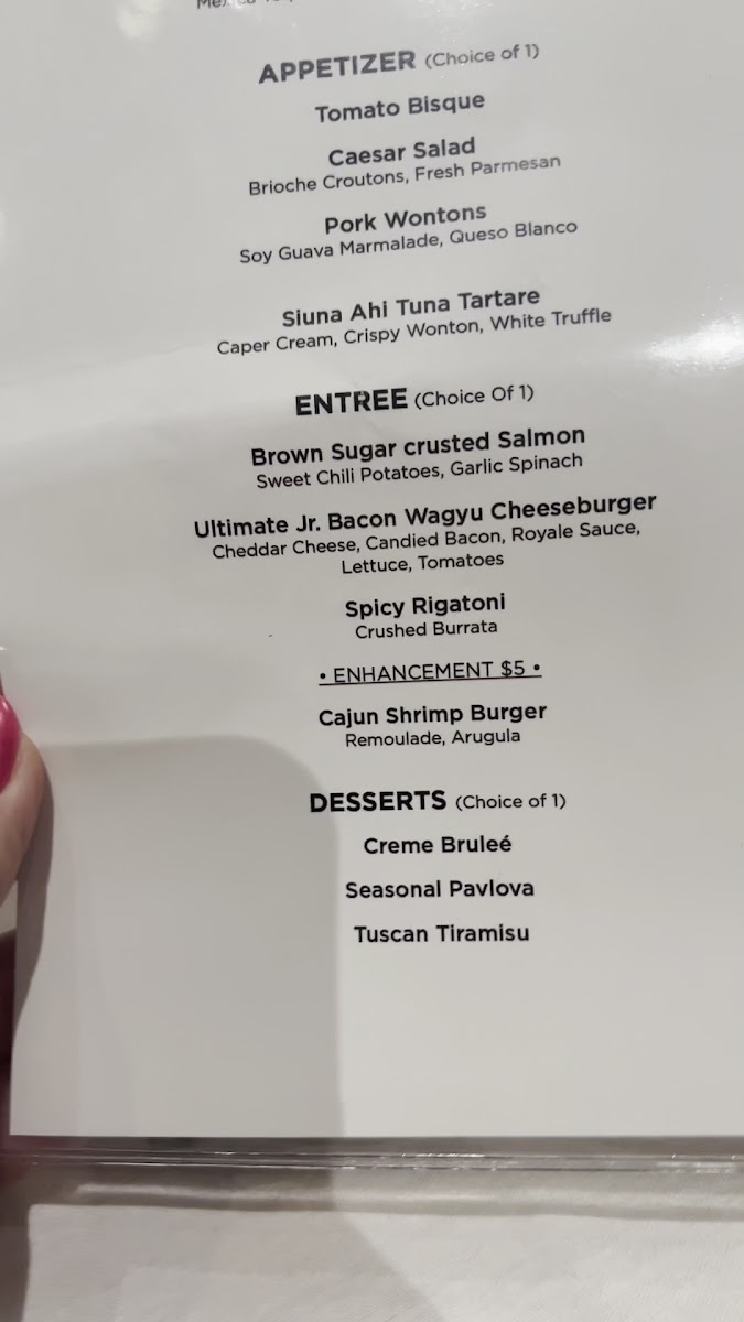 Chef Adrianne's Vineyard Restaurant and Bar Photo Menu 1