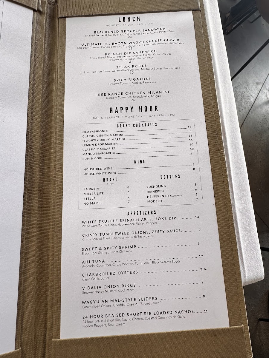 Chef Adrianne's Vineyard Restaurant and Bar Photo Menu 10