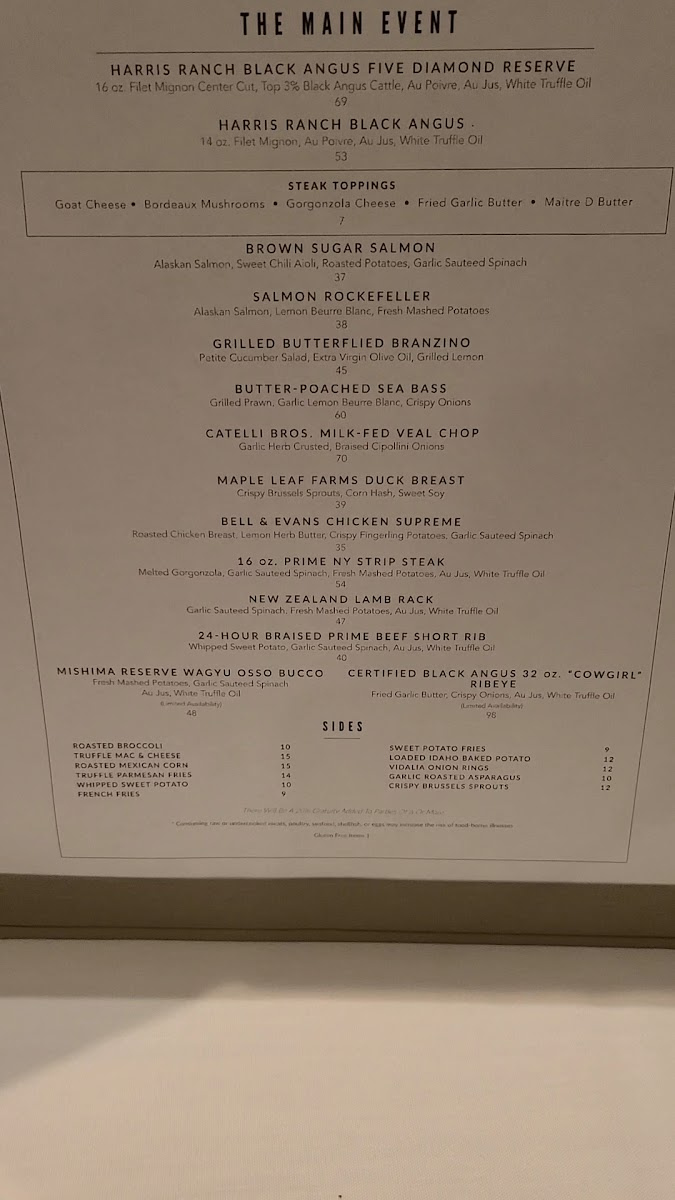 Chef Adrianne's Vineyard Restaurant and Bar Photo Menu 2