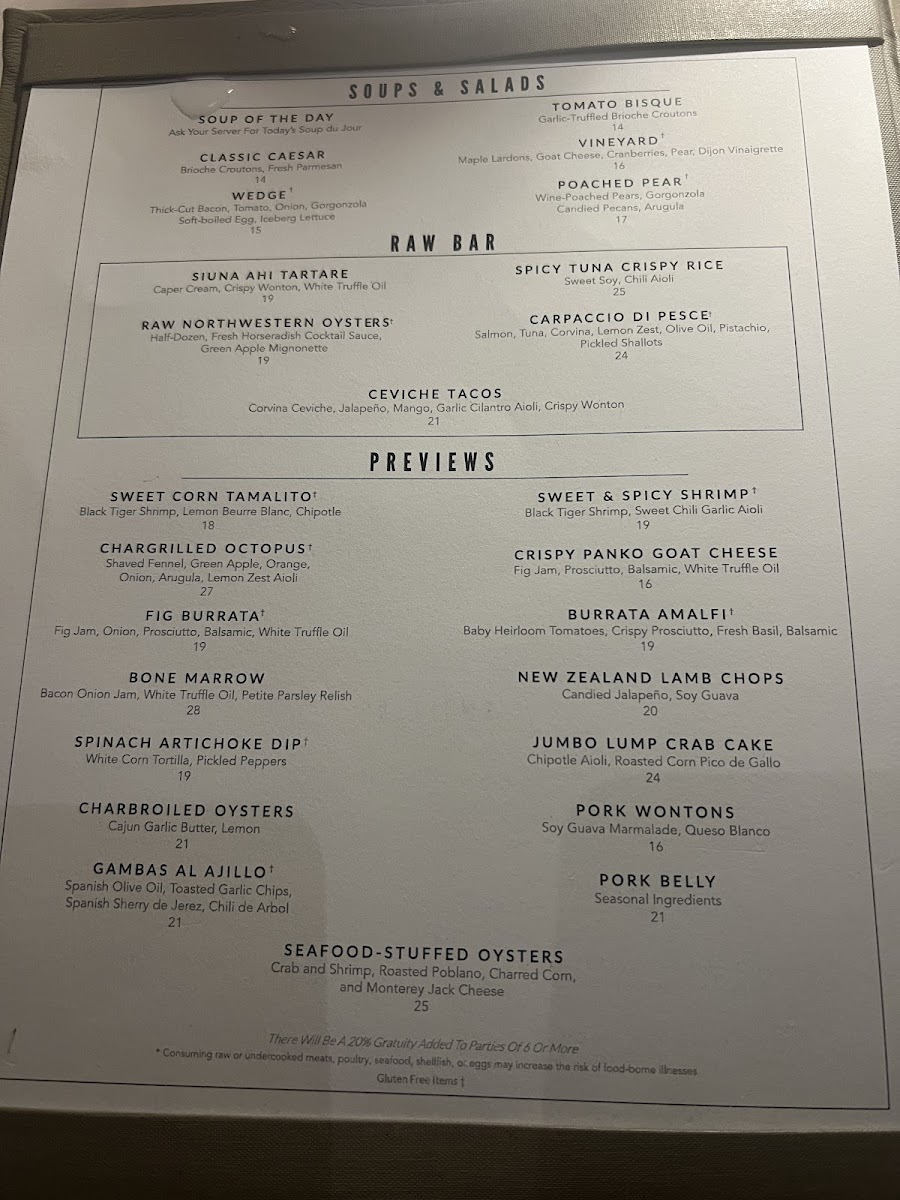 Chef Adrianne's Vineyard Restaurant and Bar Photo Menu 4