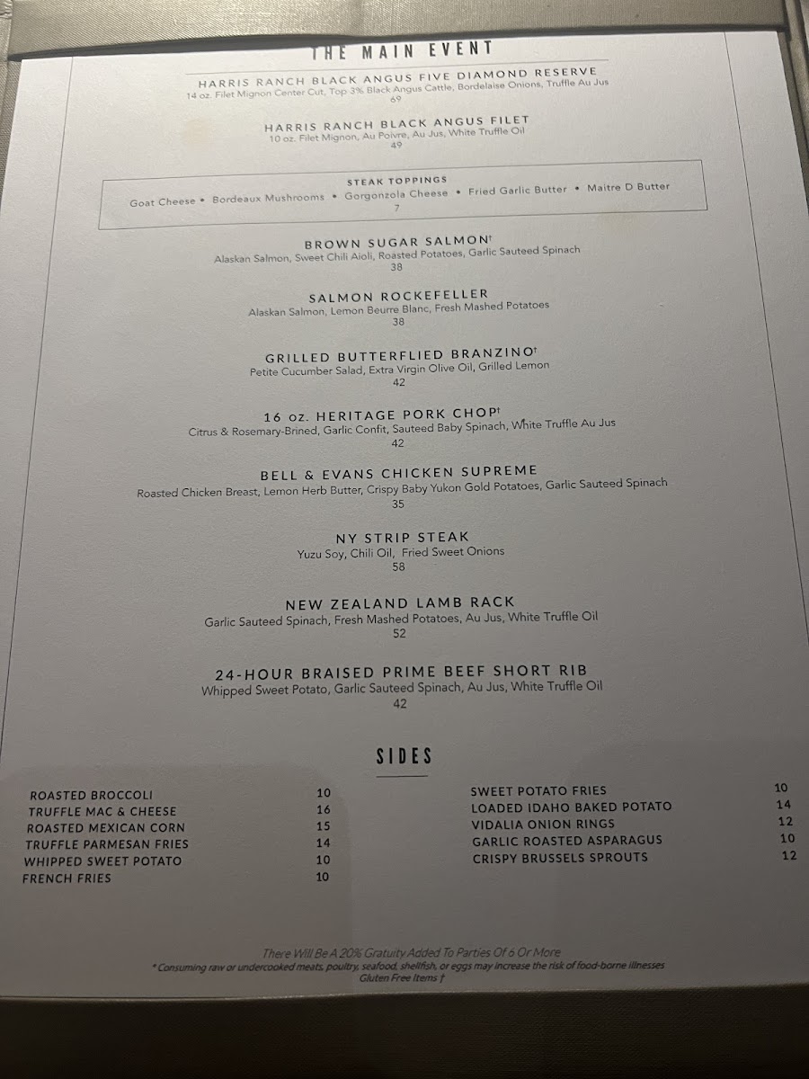 Chef Adrianne's Vineyard Restaurant and Bar Photo Menu 7