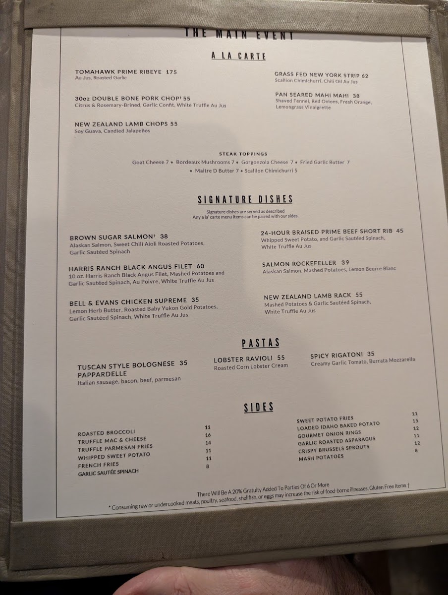 Chef Adrianne's Vineyard Restaurant and Bar Photo Menu 8