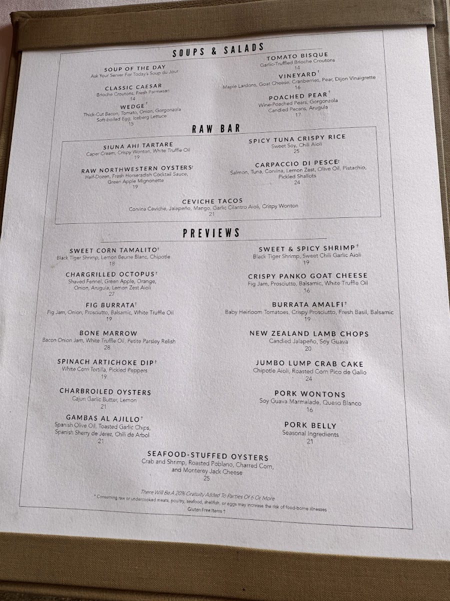 Chef Adrianne's Vineyard Restaurant and Bar Photo Menu 9