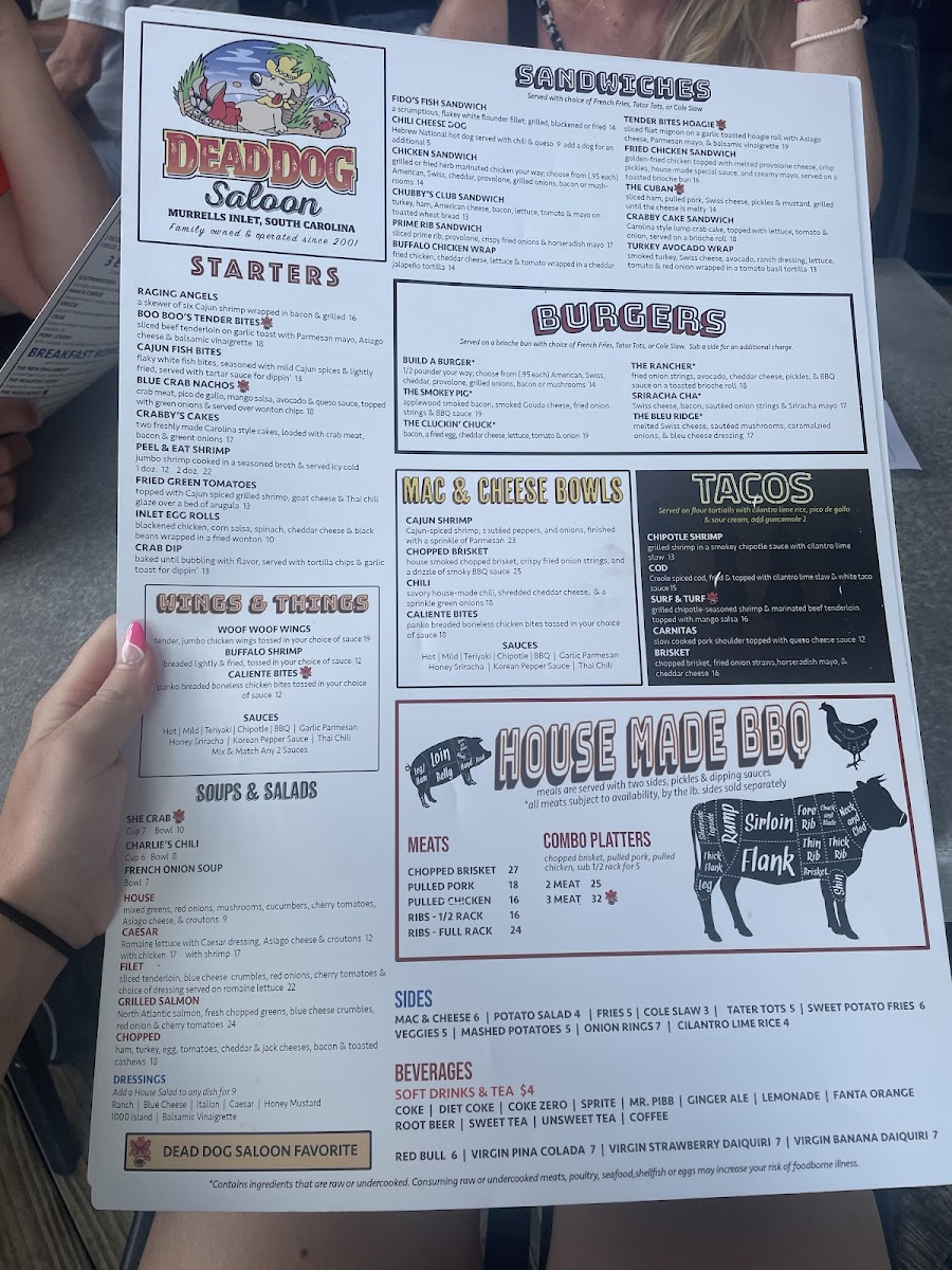 Dead Dog Saloon Photo Menu 8